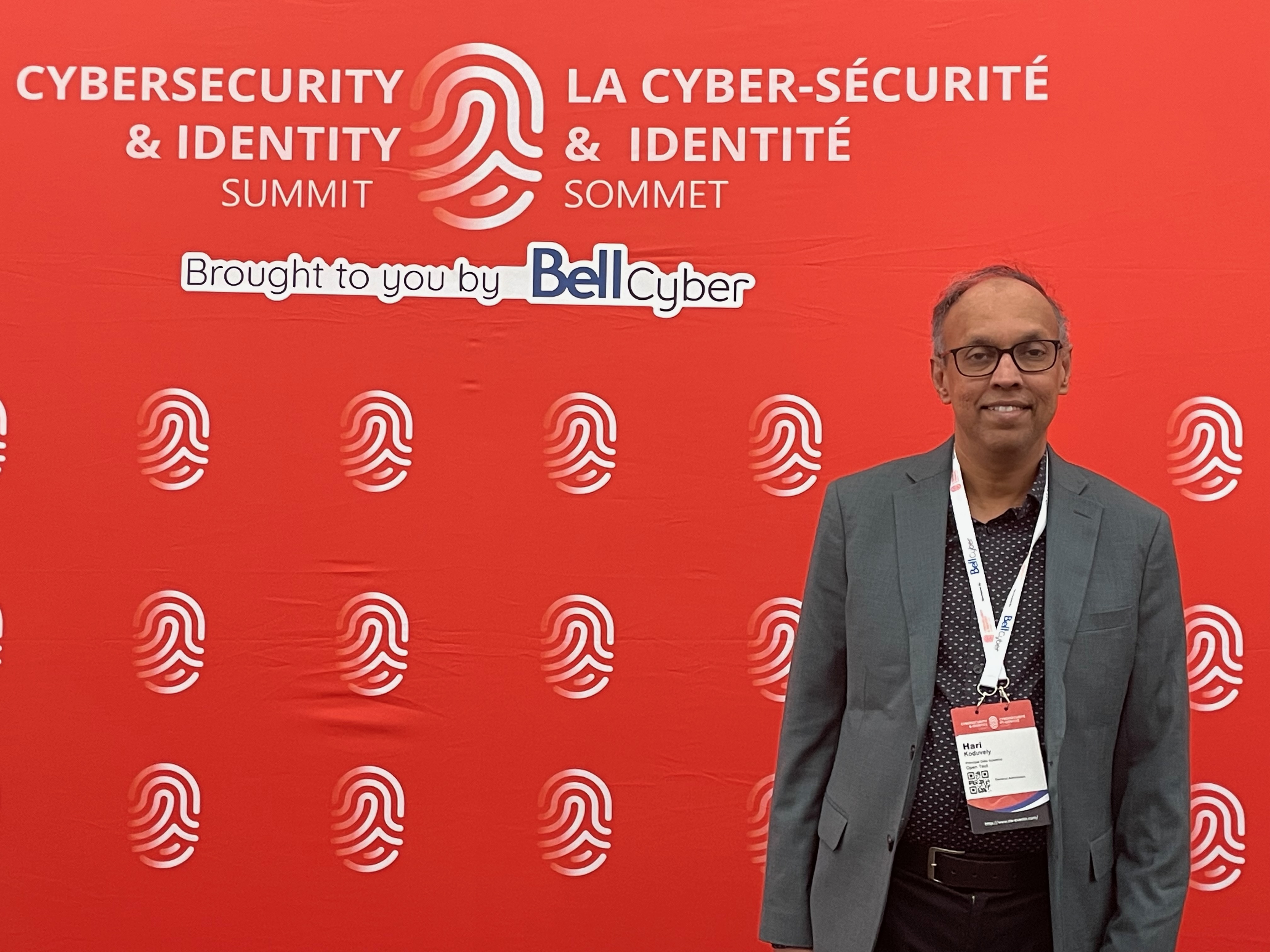 Dr. Hari M. Koduvely at the Cybersecurity & Identity Summit